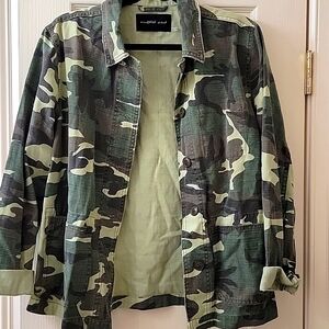 Mustard Seed Camo Jacket worn once